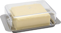 APS Kühlschrank-Butterdose, 16 x 9,5 cm, H:5,5 cm, 18/0 Edelstahl