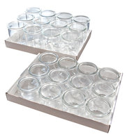 APS Gourmet-Gläser, 12er Set, Ø6 cm, H:8 cm, Mini-Sturz-Form 160 ml