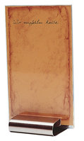 APS Tischkartenhalter, 8 x 7 cm, H:2 cm, Edelstahl