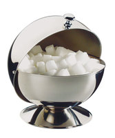APS Zuckerkugel mit Rolldeckel, Ø13,5 cm, H:15 cm, Edelstahl, hochglanzpoliert