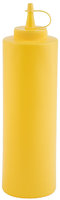 APS Quetschflasche, Ø6,5 cm, H:25 cm, 0,65 Liter, Polyethylen, gelb