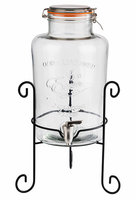 APS Getränkespender, Ø27 cm, H:50,5 cm, 7 Liter, Behälter aus Glas