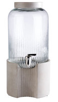 APS Getränkespender -ELEMENT-, Ø22 cm, H:45 cm, 7 Liter, Behälter aus Glas