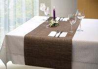 APS Tischläufer - beige, 45 x 150 cm, PVC, Schmalband