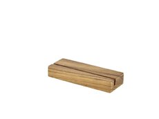 Menükarten-Ständer 20 x 3,2 x 7,5 cm (LxBxH) / Akazienholz
