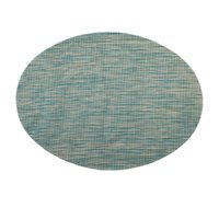 Tischset 36 x 49 cm (LxB) / Blau/Weiß/Kupfer