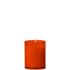 Kerze refill 5,4 x 6,4 x 6,4 cm (LxBxH) / Orange